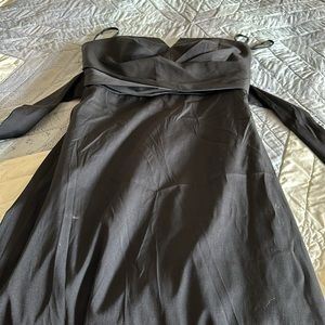 Fully lined black party dress by White House Black Market